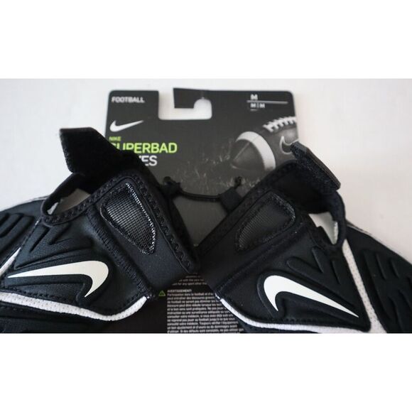 Nike DX4520-091 Men's Sz M Black/White Superbad 6.0 Padded Football Gloves - Picture 4 of 6